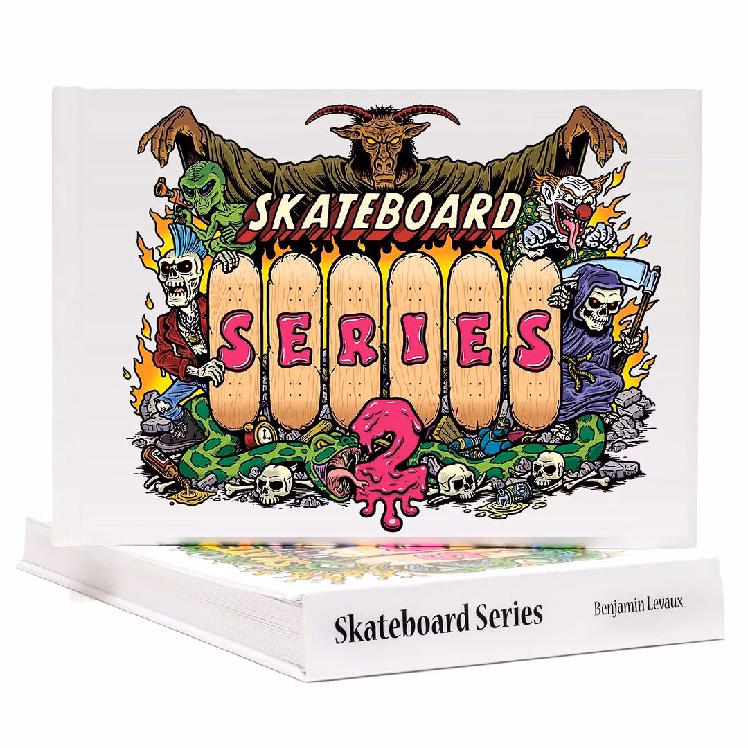Skateboard Graphics Series 2 Book Featuring Chrononaut Mander – Nordic Skateboard Supply