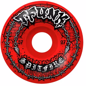 Spitfire Wheels Formula Four Radial Full T Funk 57mm 97a Red