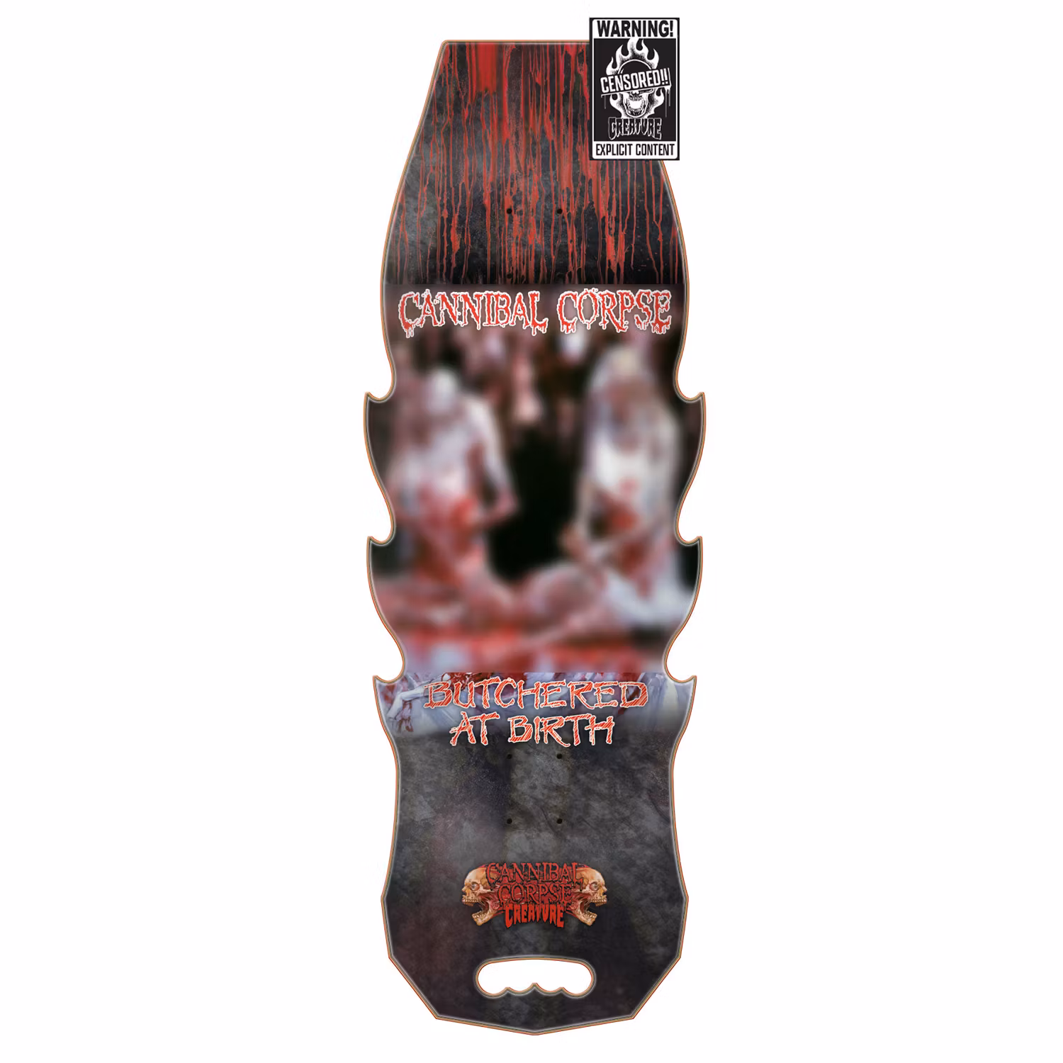 Creature Skateboards Cannibal Corpse Explicit Skateboard 10.56 inch graphic 1 – Nordic Skateboard Supply