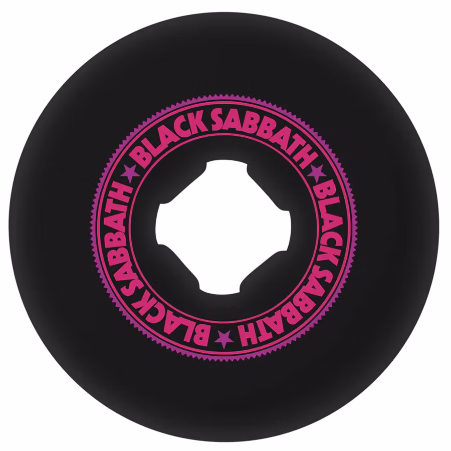 OJ Wheels Super Juice Cruiser Skateboard Wheels Chubbies Black Sabbath Paranoid 99a 56mm Black reverse – Nordic Skateboard Supply