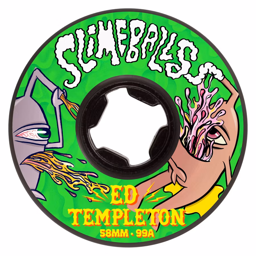 Slime Balls Wheels Ed Templeton Vomit Skateboard Wheels 99a 58mm – Nordic Skateboard Supply