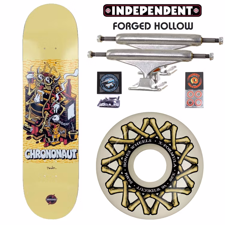 Chrononaut Relax Two Pro Complete Skateboard 56mm – Nordic Skateboard Supply