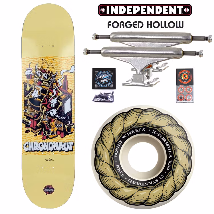 Chrononaut Relax Two Pro Complete Skateboard 52mm – Nordic Skateboard Supply