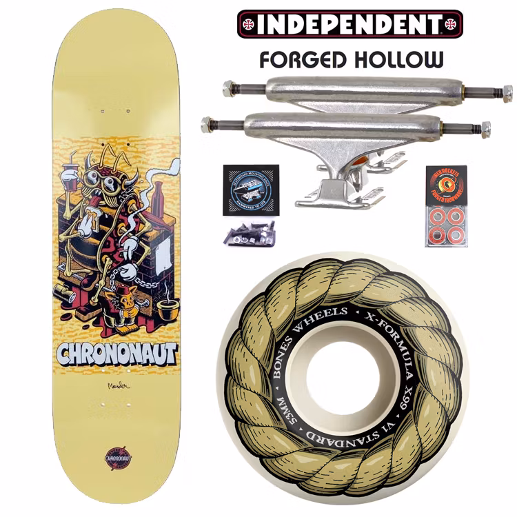 Chrononaut Relax Two Pro Complete Skateboard 53mm – Nordic Skateboard Supply