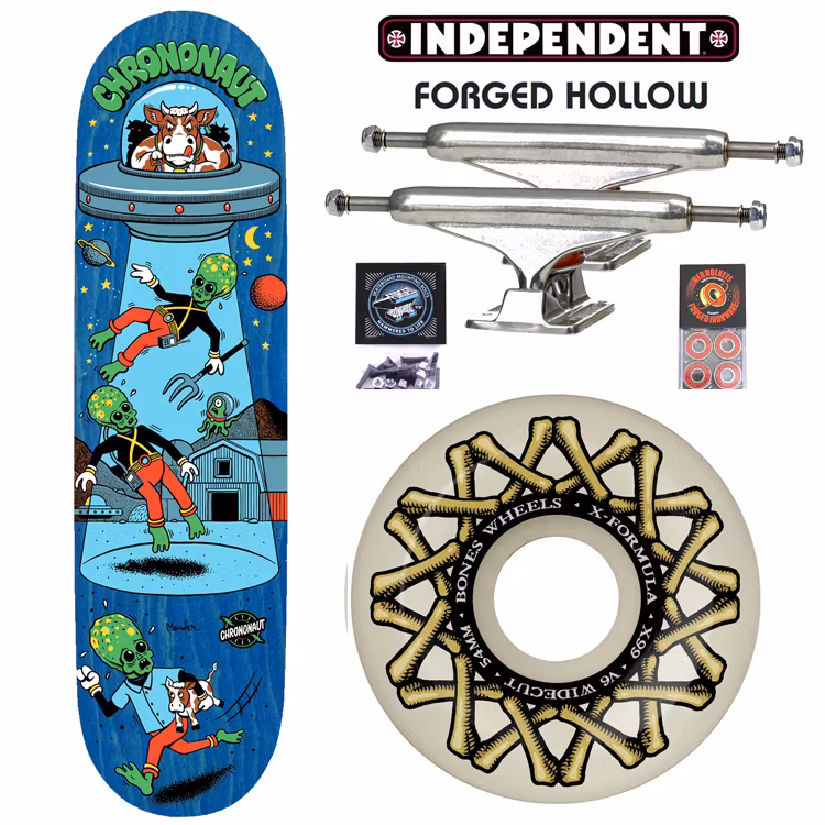 Chrononaut Moo Beam Pro Complete Skateboard 54mm – Nordic Skateboard Supply