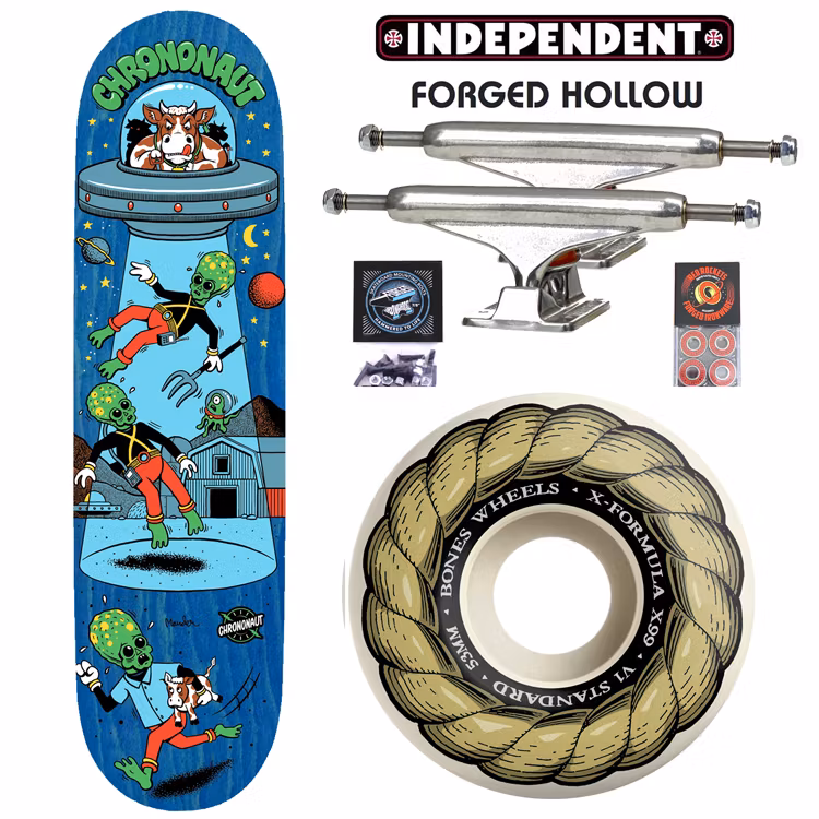 Chrononaut Moo Beam Pro Complete Skateboard 53mm – Nordic Skateboard Supply