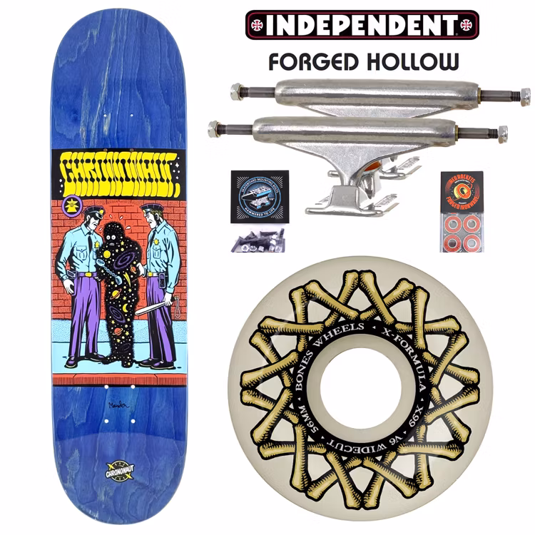Chrononaut The Man OG Pro Complete Skateboard 56mm – Nordic Skateboard Supply