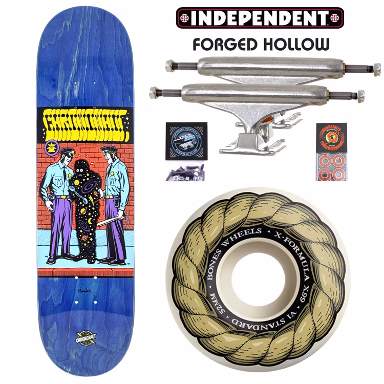 Chrononaut The Man OG Pro Complete Skateboard 52mm – Nordic Skateboard Supply