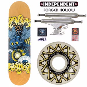 Complete Chrononaut Bright Idea x Independent trucks x Bones X Formula - Twin Tail V4