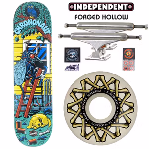 Complete Chrononaut Bug Stair x Independent trucks x Bones X Formula 13.88'' Wheelbase