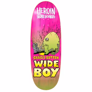 Heroin Skateboards Craig Questions Rotten Wide Boy 10,75''