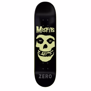 Skateboard Zero Misfits Fiend Skull GITD 8,5''
