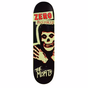 Skateboard Zero Misfits Fiend Skull Business GITD 8,5''