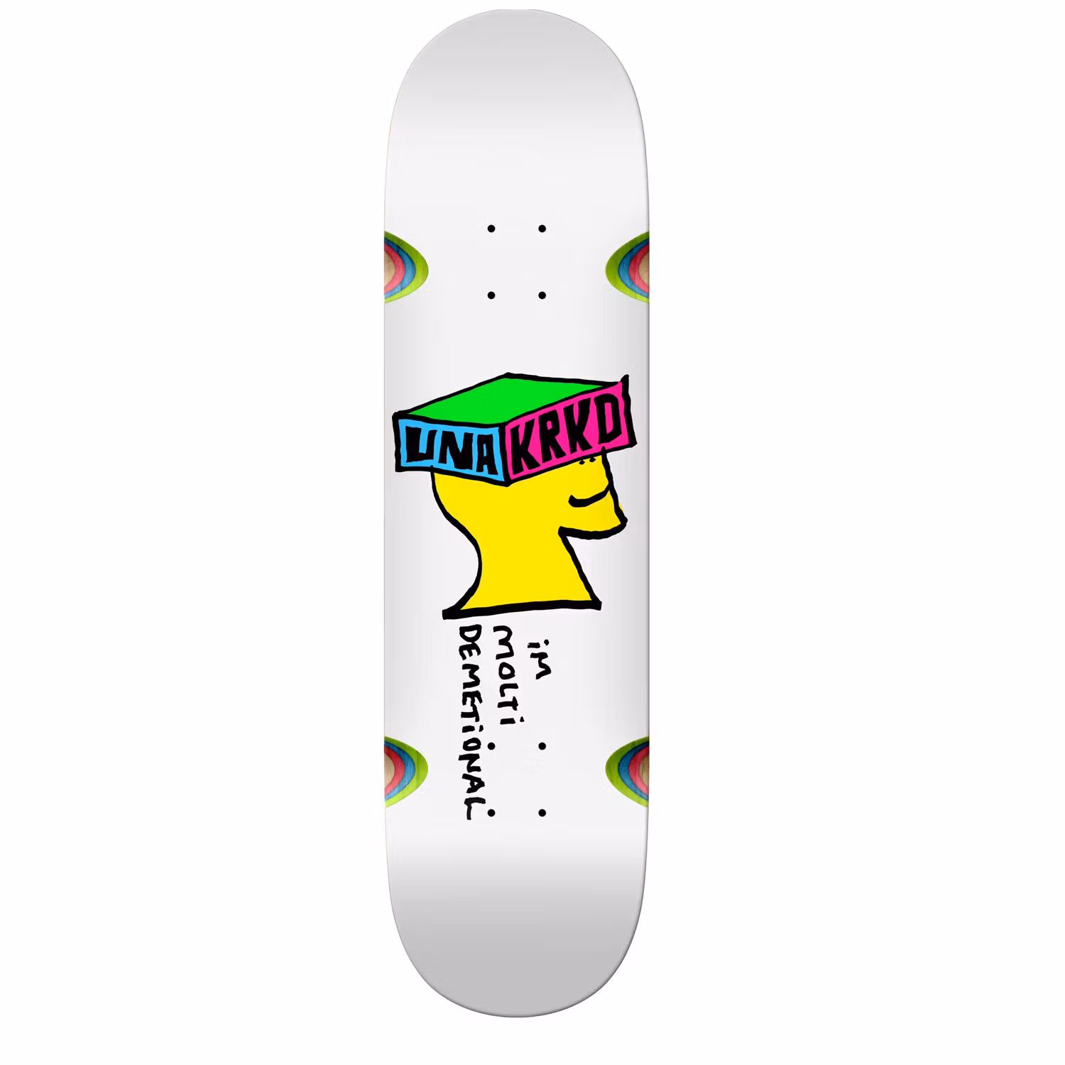 Krooked Skateoards Una Molti Dimensional 7.75'' Mini – Nordic Skateboard Supply