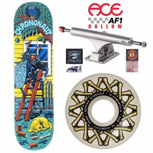 Pro Complete Chrononaut Bug Stair x ACE trucks x Bones X Formula 13.88'' Wheelbase