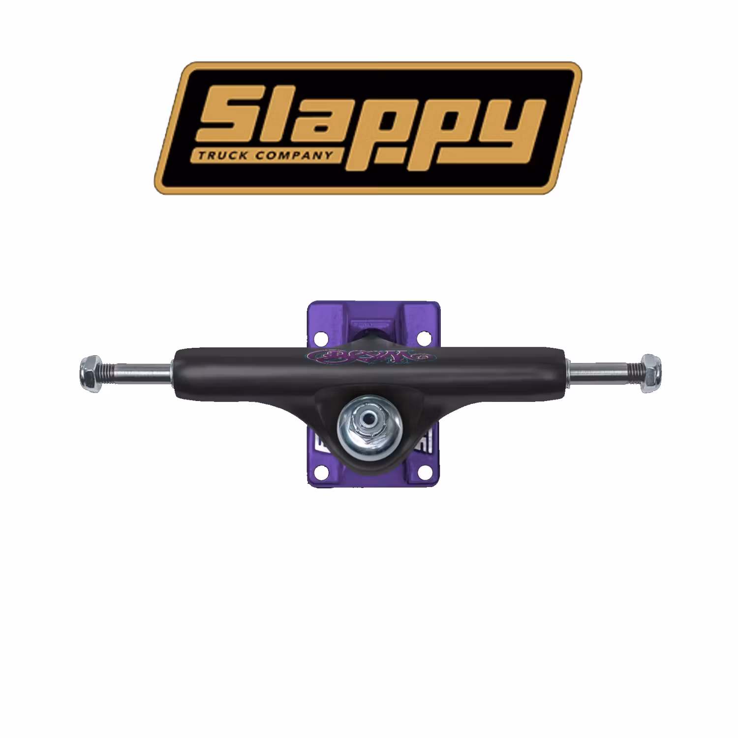 Slappy Trucks ST1 Hollow BAM 8.5 inch Hollow Skateboard Truck black purple hollow kingpin – Nordic Skateboard Supply
