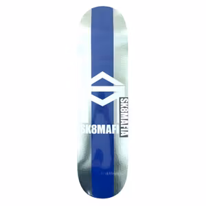 Skateboard Sk8 Mafia House Logo GG Bam 8,5'' Silver Foil