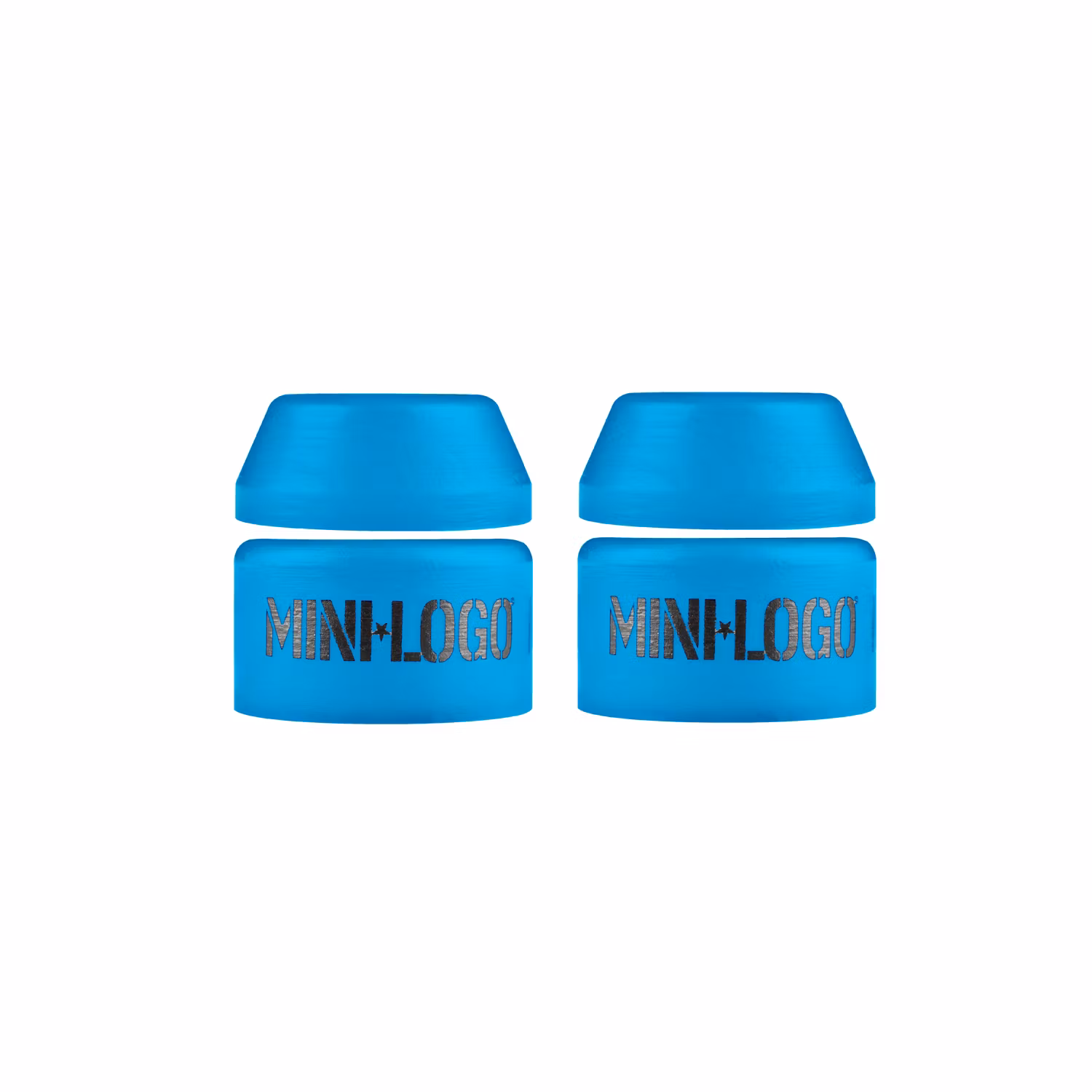 Mini Logo Bushing Set Soft Skateboard Truck 84a blue – Nordic Skateboard Supply