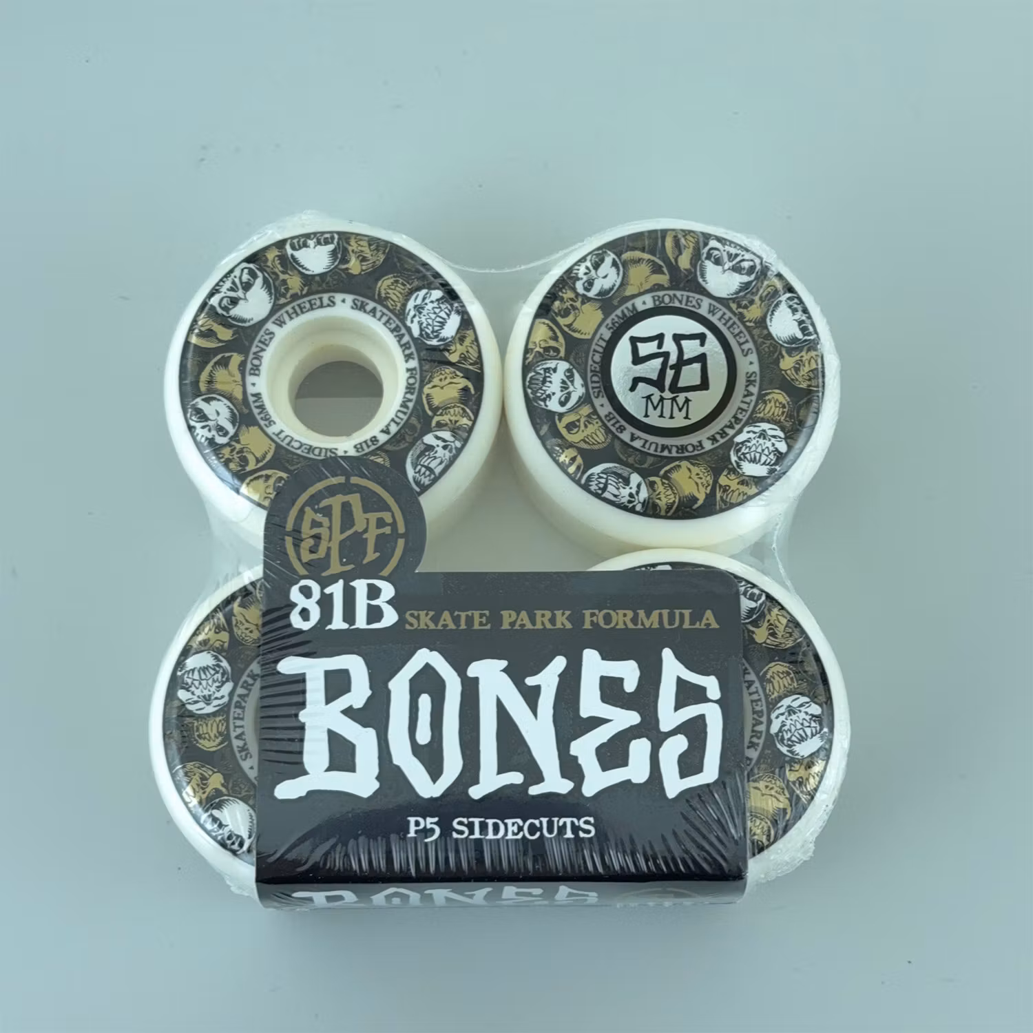 Bones SPF Skatepark Formula P5 sidecut Skateboard Wheels  81Ab 56mm packaging – Nordic Skateboard Supply