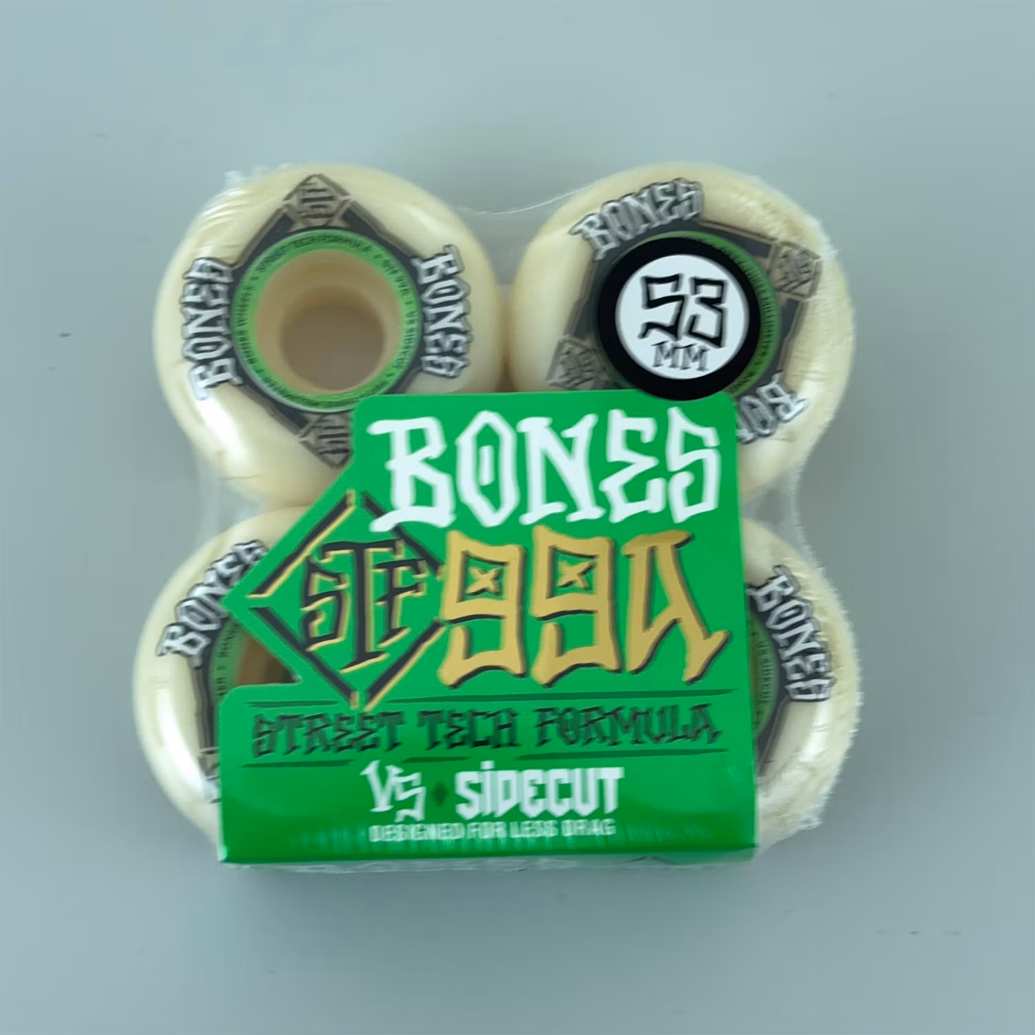 Bones STF Street Tech Formula Standard V5 Skateboard Wheels White 99a 53mm packaging – Nordic Skateboard Supply
