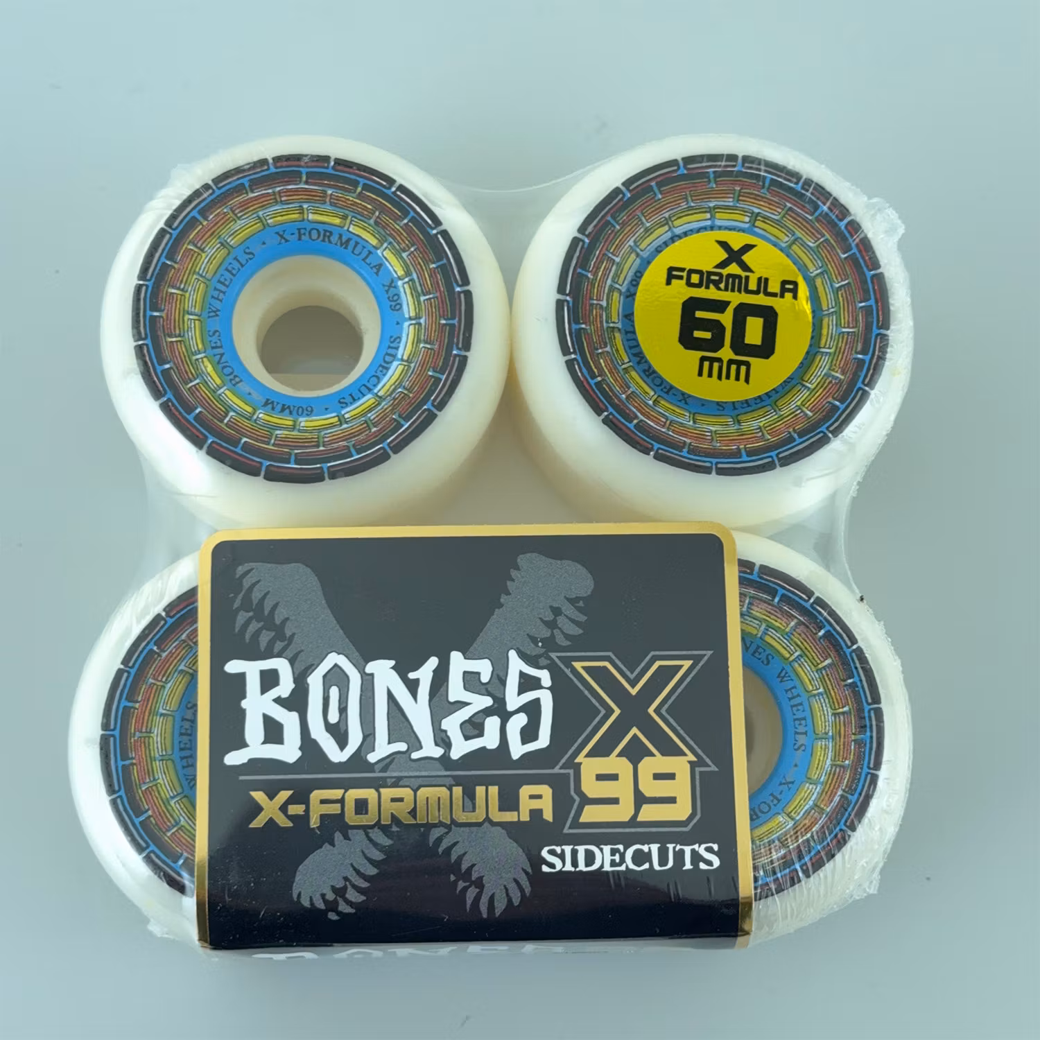 Bones Wheels X Formula Wishing Wells Sidecut V5 Skateboard Wheels 99a 60mm packaging – Nordic Skateboard Supply