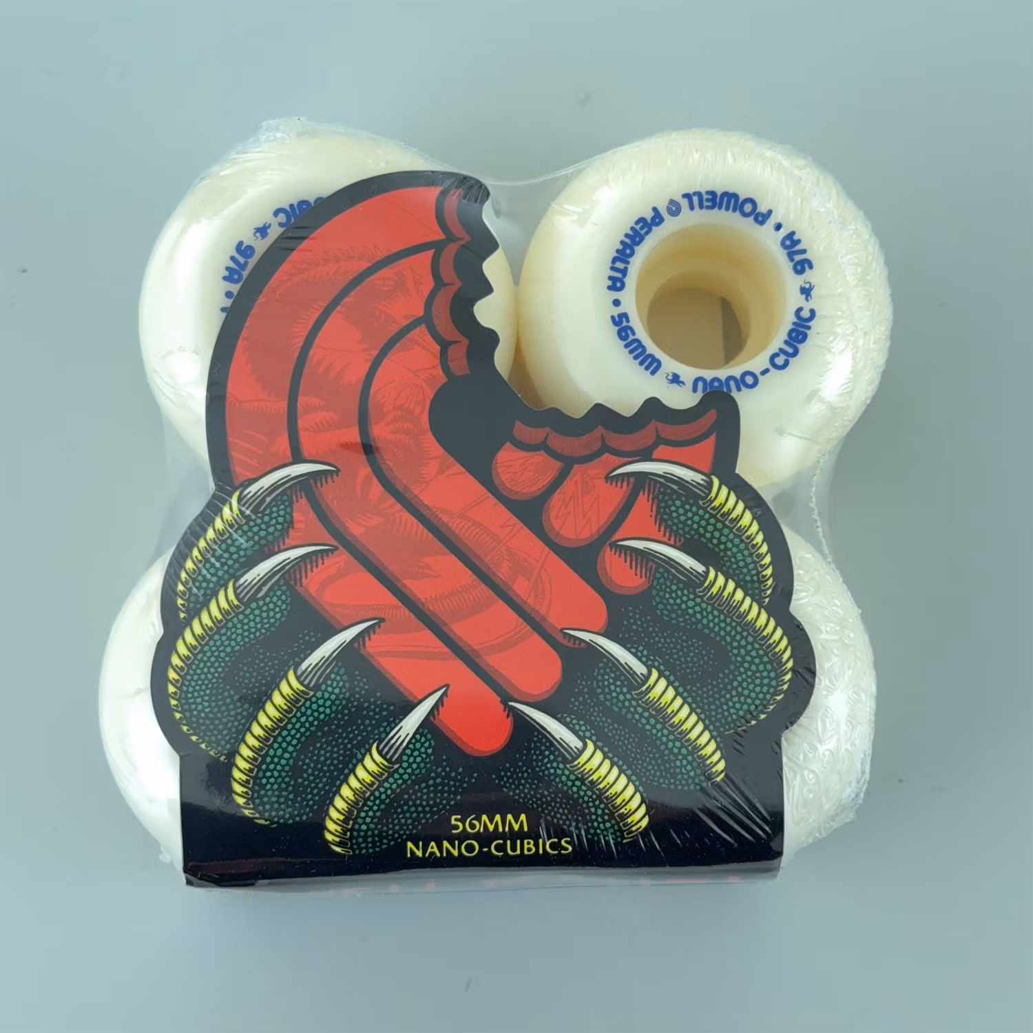 Powell Peralta Dragon Formula Andy Anderson Nano Cubic Skateboard Wheels 97a 56mm x 37mm packaging – Nordic Skateboard Supply