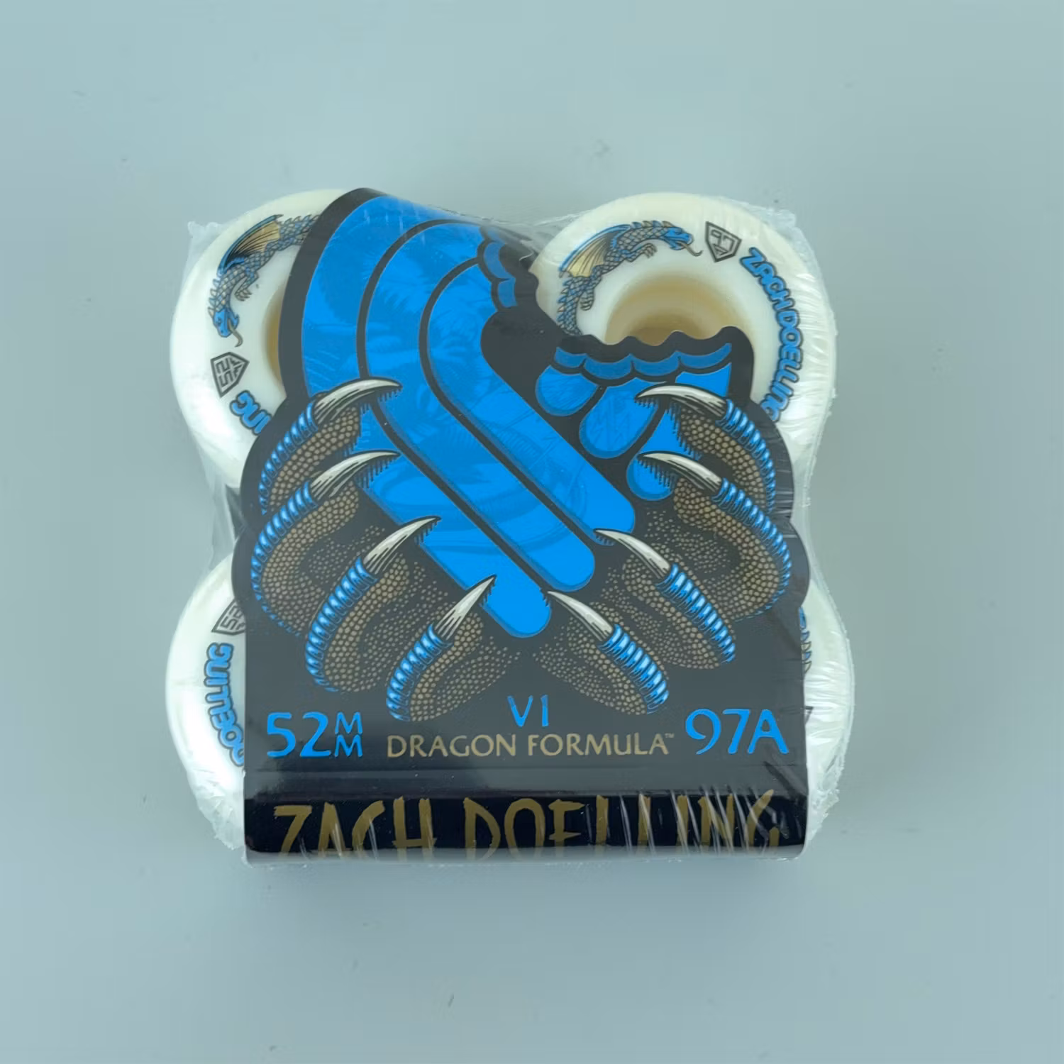 Powell Peralta Dragon Formula Zack Doelling Skateboard Wheels 97a 51mm packaging – Nordic Skateboard Supply