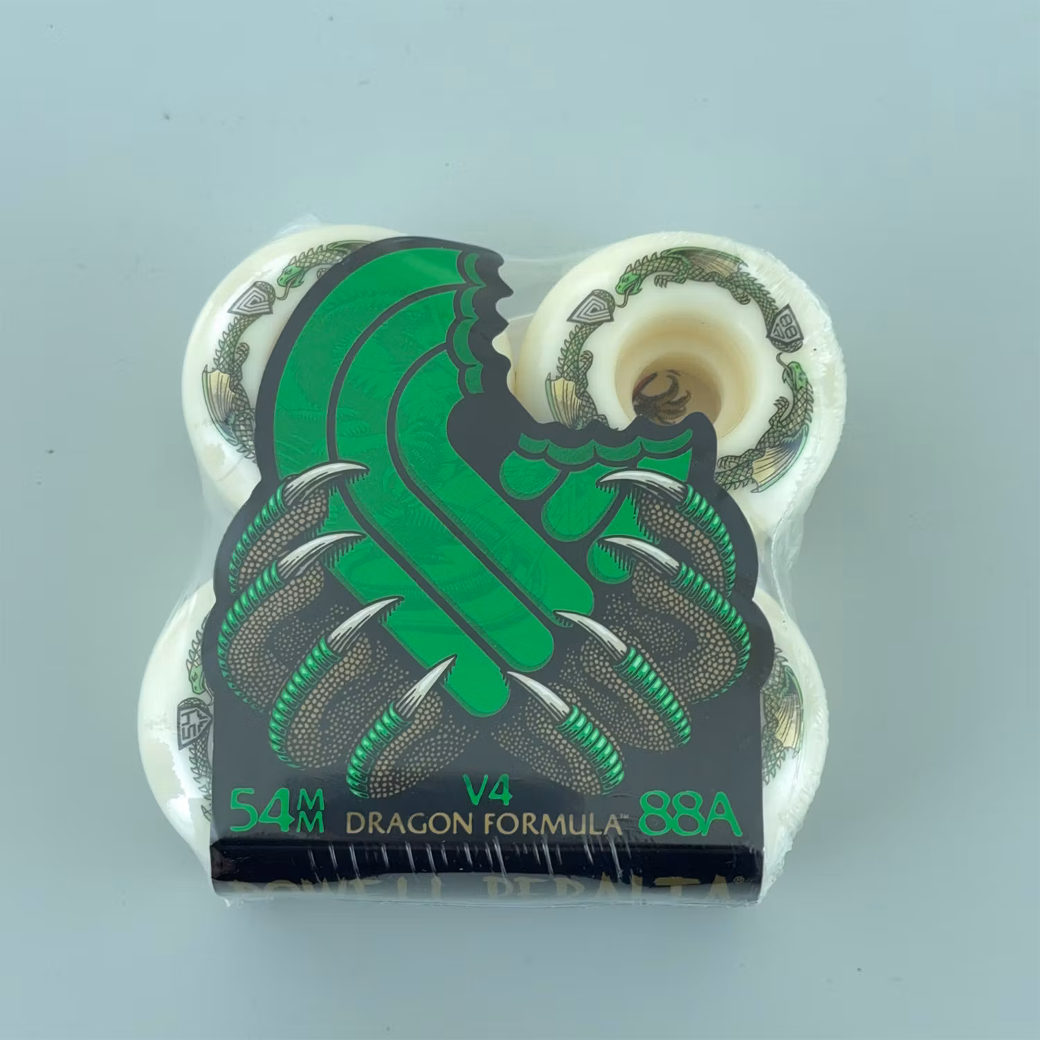 Powell Peralta Dragon Formula V4 Skateboard Wheels 88a 54mm x 34mm packaging – Nordic Skateboard Supply