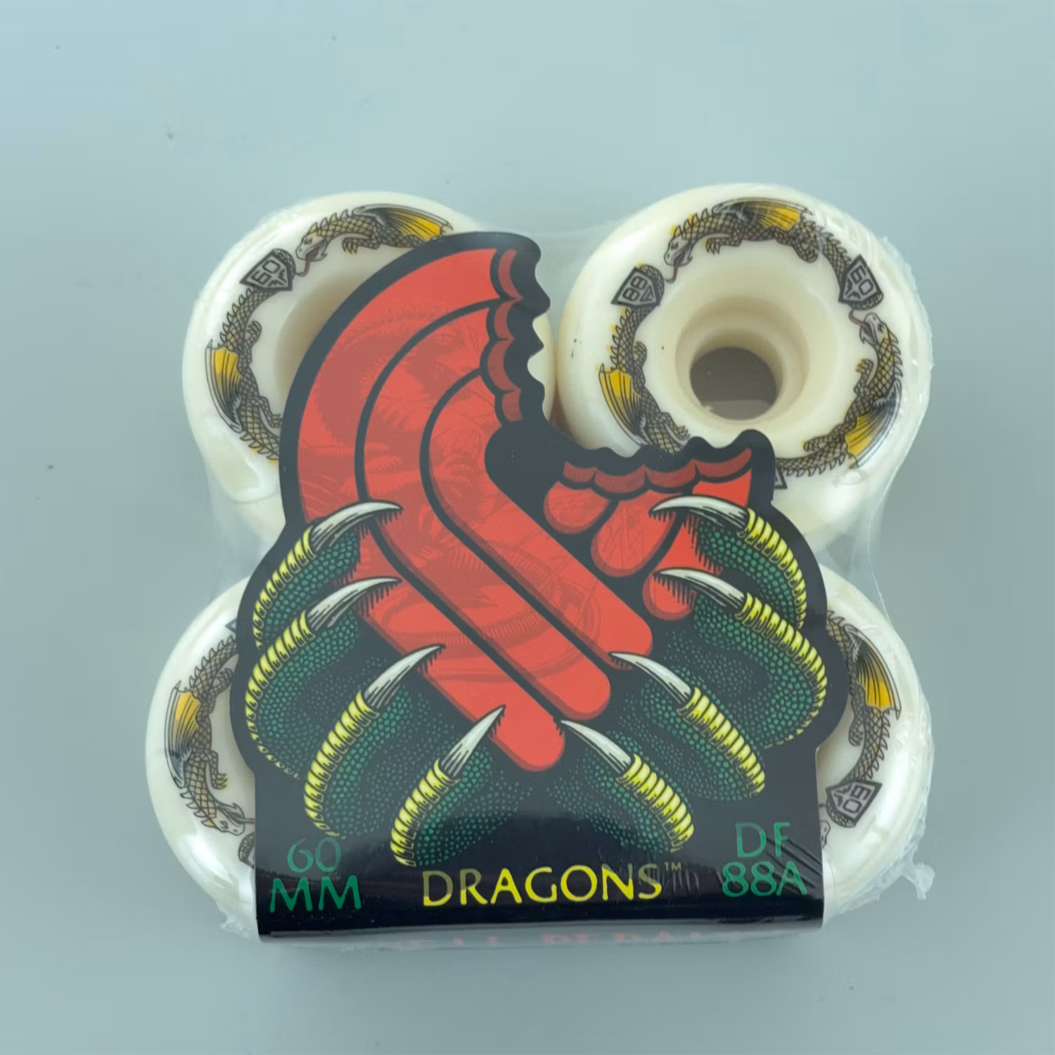Powell Peralta Dragon Formula Widecut Skateboard Wheels 88a 60mm x 40mm packaging – Nordic Skateboard Supply