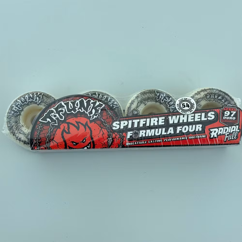 Spitfire Wheels Formula Four Radial Full Skateboard Wheels 97a 54mm T Funk packaging – Nordic Skateboard Supply