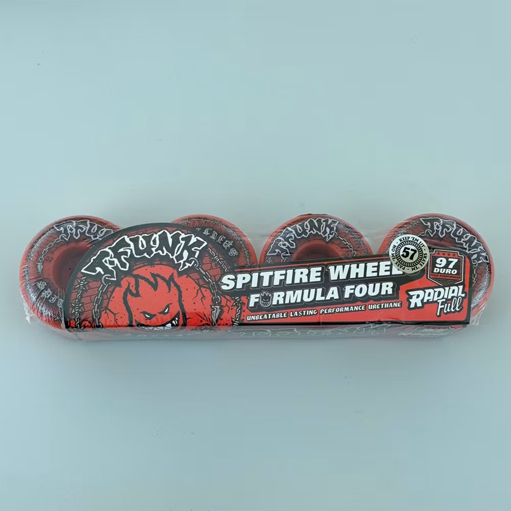Spitfire Wheels Formula Four Radial Full Skateboard Wheels 97a 57mm T Funk Red packaging – Nordic Skateboard Supply