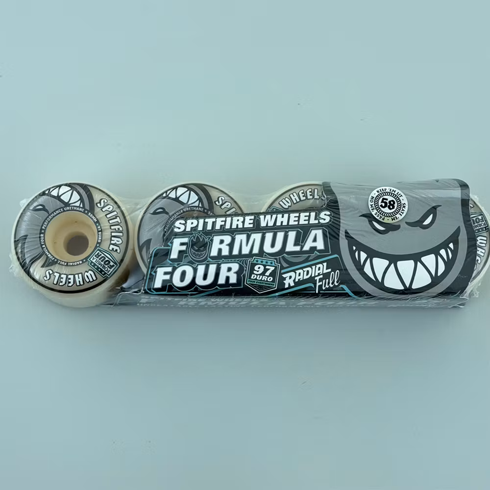 Spitfire Wheels Formula Four Radial Full Skateboard Wheels 99a 58mm product – Nordic Skateboard Supply