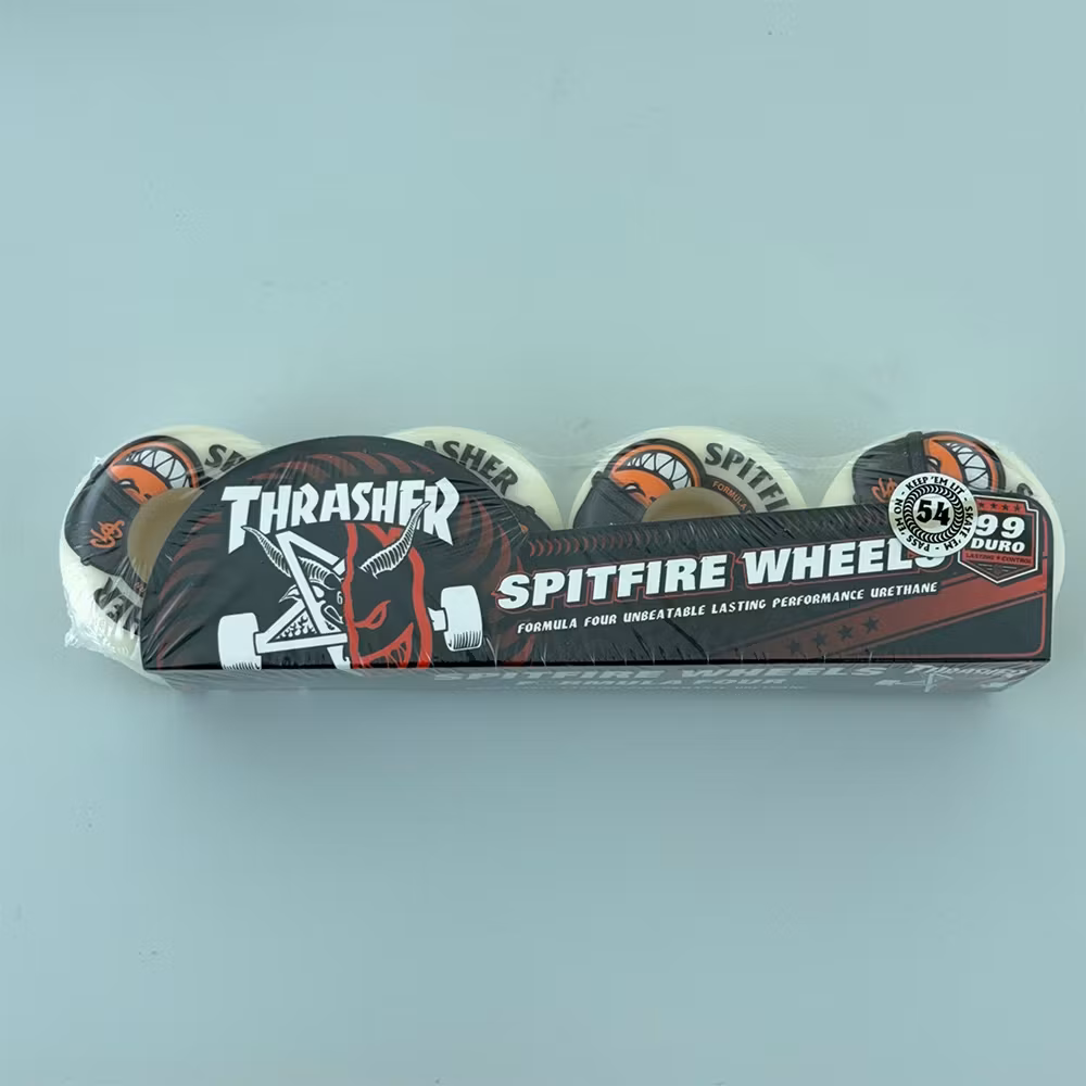 Spitfire Wheels Formula Four Radial Full Thrasher The City Skateboard Wheels 99a 54mm packaging – Nordic Skateboard Supply