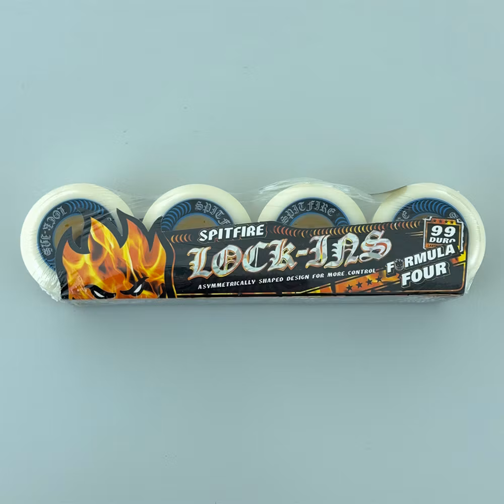 Spitfire Wheels Formula Four Lockin Skateboard Wheels 99a 55mm packaging – Nordic Skateboard Supply