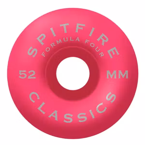 Spitfire Wheels Formula Four Classic Floral 52mm 99a Pink