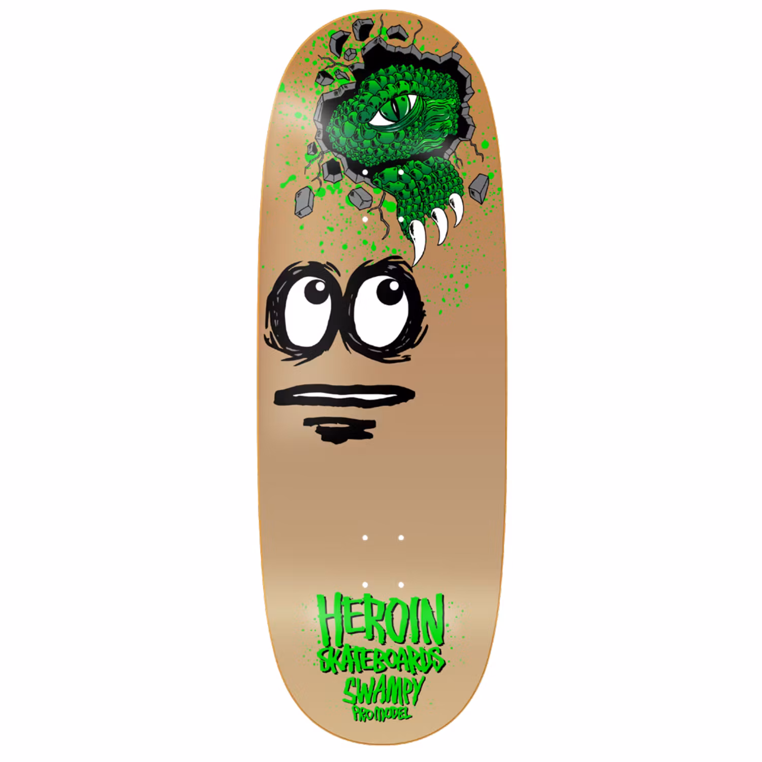 Heroin Skateboards Swampy Egg 11 inch - Nordic Skateboard Supply