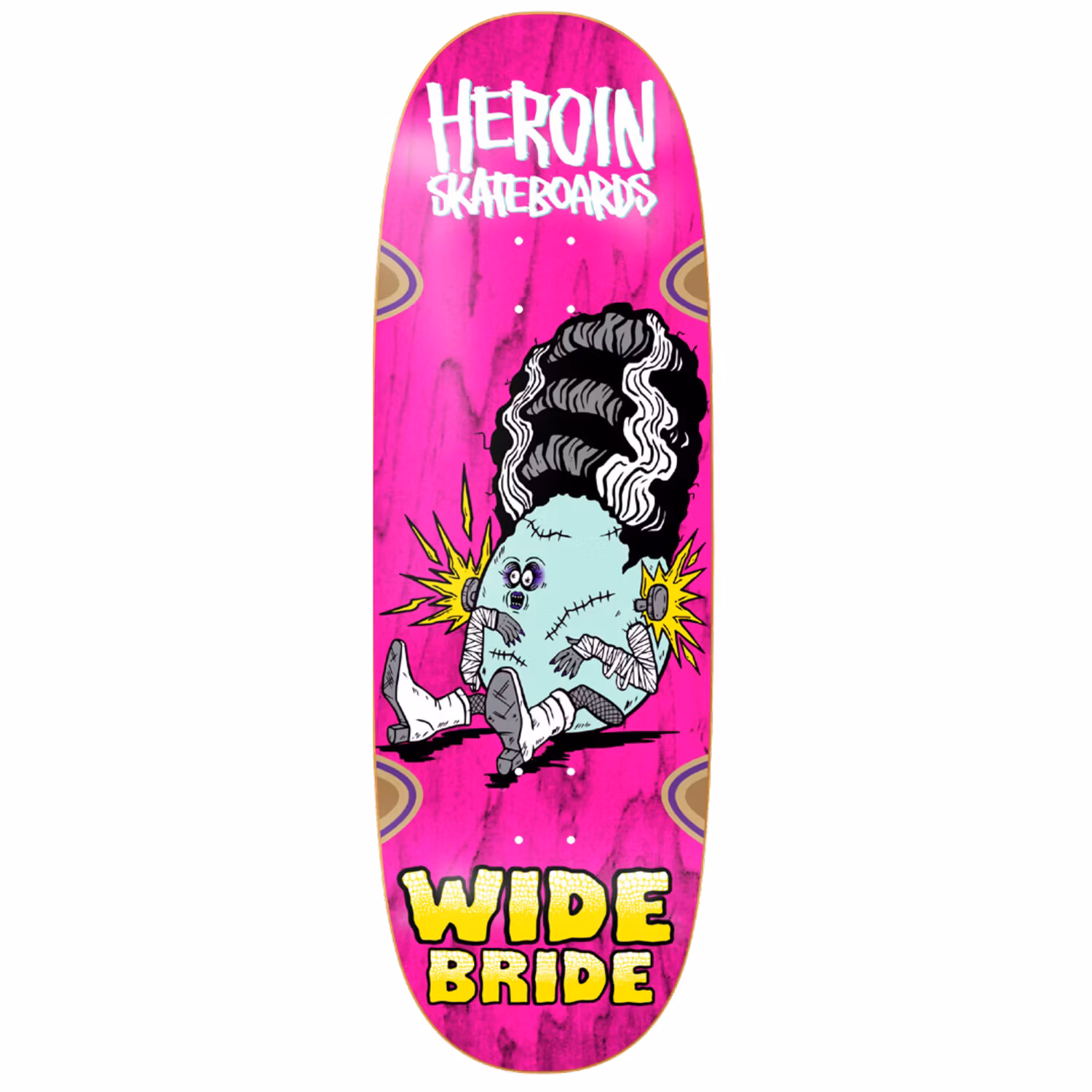 Heroin Skateboards Wide Bride 10.4 inch - Nordic Skateboard Supply