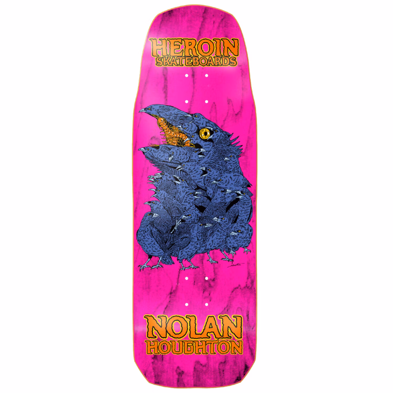 Heroin Skateboards Nolan Hauton Crow 9.9 inch - Nordic Skateboard Supply
