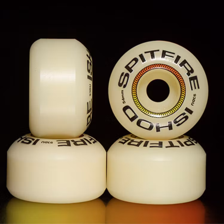 Spitfire Wheels Formula Four Soft Sliders Ishod Lockin Classics 53mm 93a profile - Nordic Skateboard Supply