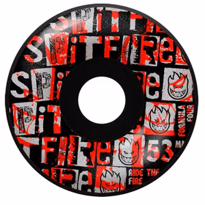 Spitfire Wheels Formula Four Ransom Radial 53mm 99a Black