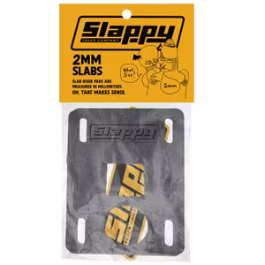 Slappy Riser Pads Slabs 2mm Black