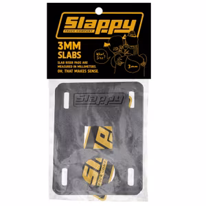 Slappy Riser Pads Slabs 3mm Black