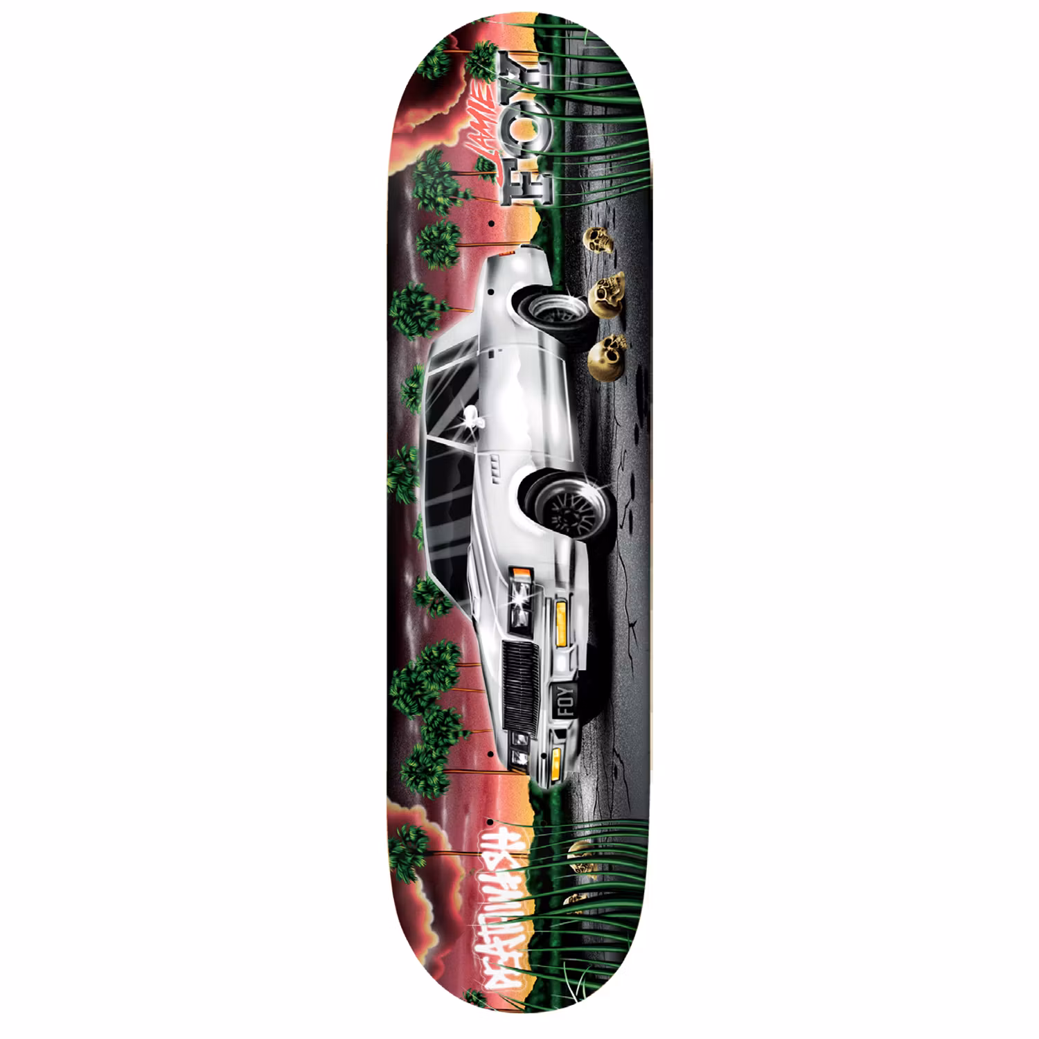 Deathwish Skateboards Jamie Foy Samborgini Twin Tail Skateboard 8.5 inch – Nordic Skateboard Supply