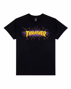 T-Shirt Thrasher Lightning Black
