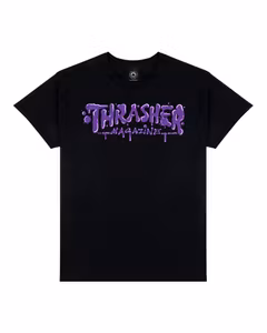 T-Shirt Thrasher Wet Paint Black