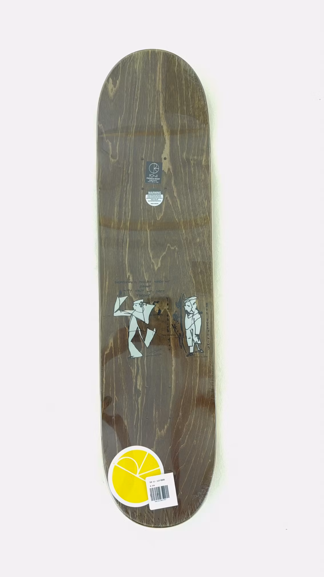 Skateboard Polar Team Alv - Sleep Forever 8.25 top - Nordic Skateboard Supply