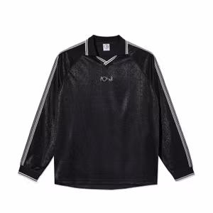 Polar Skate Co Davie LS Shirt Black