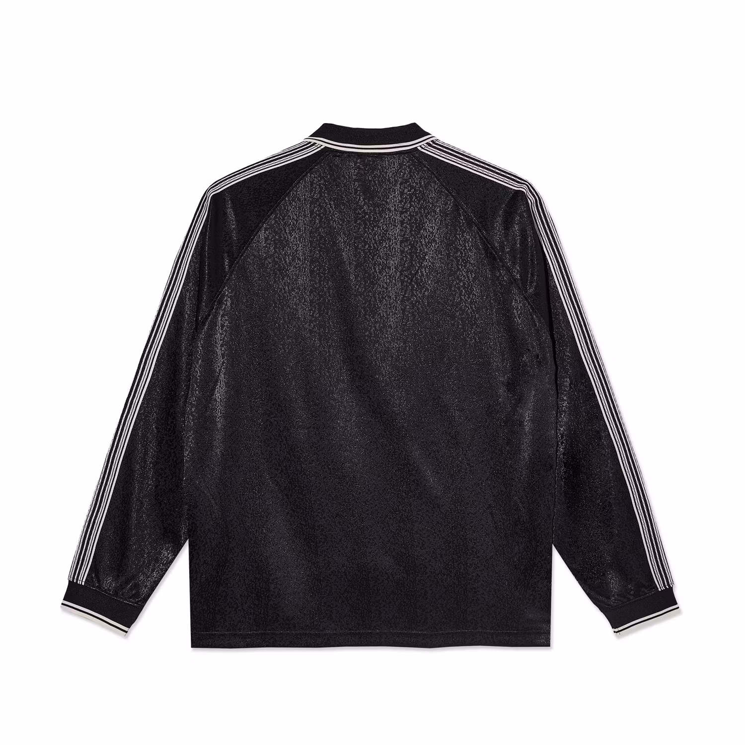 Polar Skate Co Davie LS Shirt Black back - Nordic Skateboard Supply