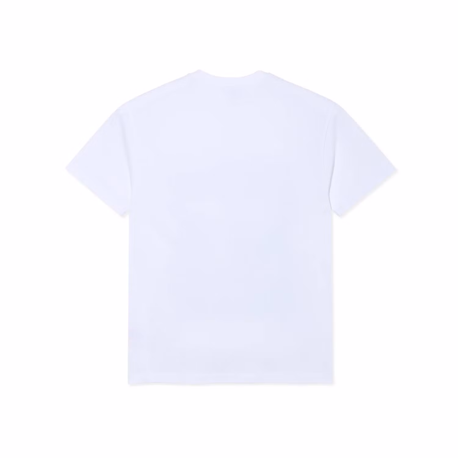 Polar Skate Co Band Tee Overhead White back - Nordic Skateboard Supply