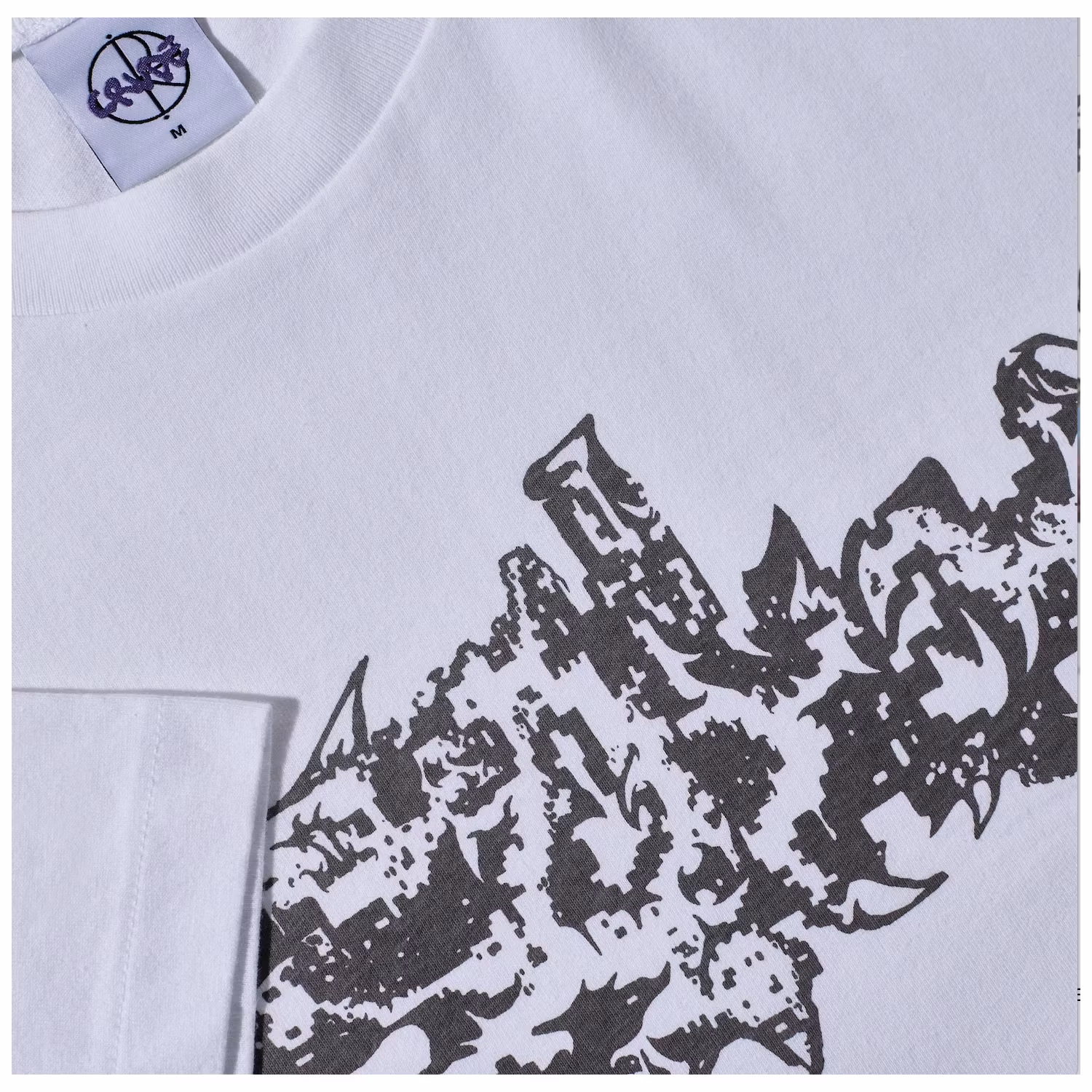 Polar Skate Co Band Tee Overhead White graphic - Nordic Skateboard Supply